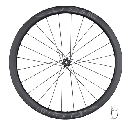kolo zad.siln. F TEAM SP KARBON DISC XDR 40 plášť.