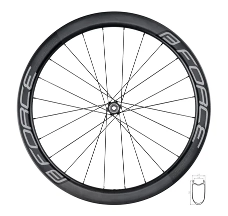 kolo zad.siln. F TEAM SP KARBON DISC XDR 50 plášť
