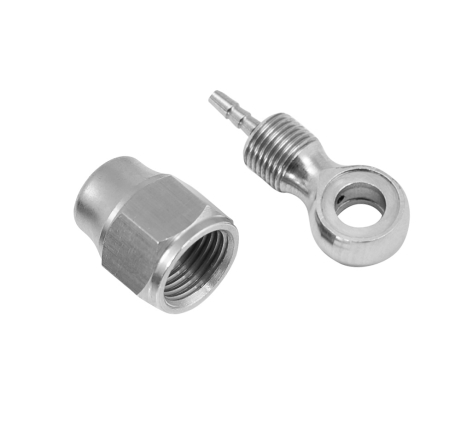 koncovka banjo 2,1mm s převlečnou maticí 