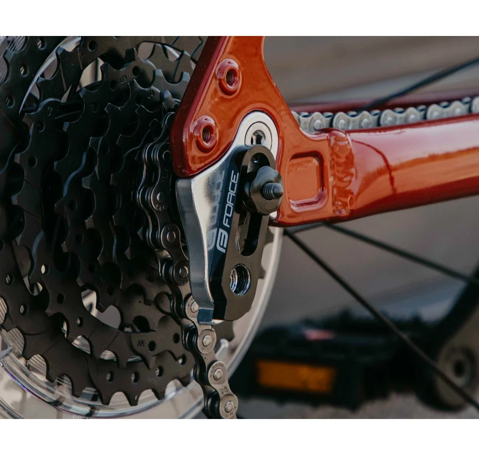 koncovka rámu FORCE univerzální, Al, černá