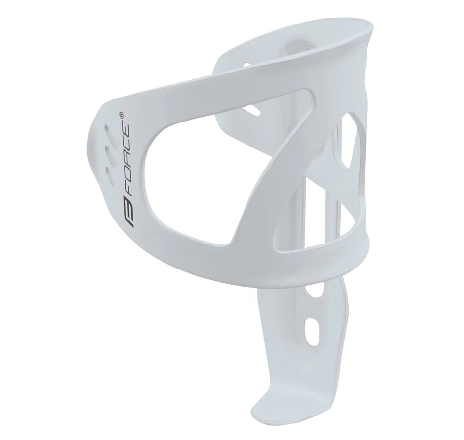 košík láhve FORCE UNI Al, bílý lesklý