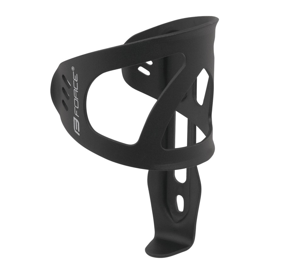 košík láhve FORCE UNI Al, černý matný