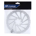 kotouč brzdový FORCE-2 180 mm, 6 děr, stříbrný