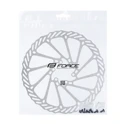 kotouč brzdový FORCE-7 180 mm, 6 děr, stříbrný
