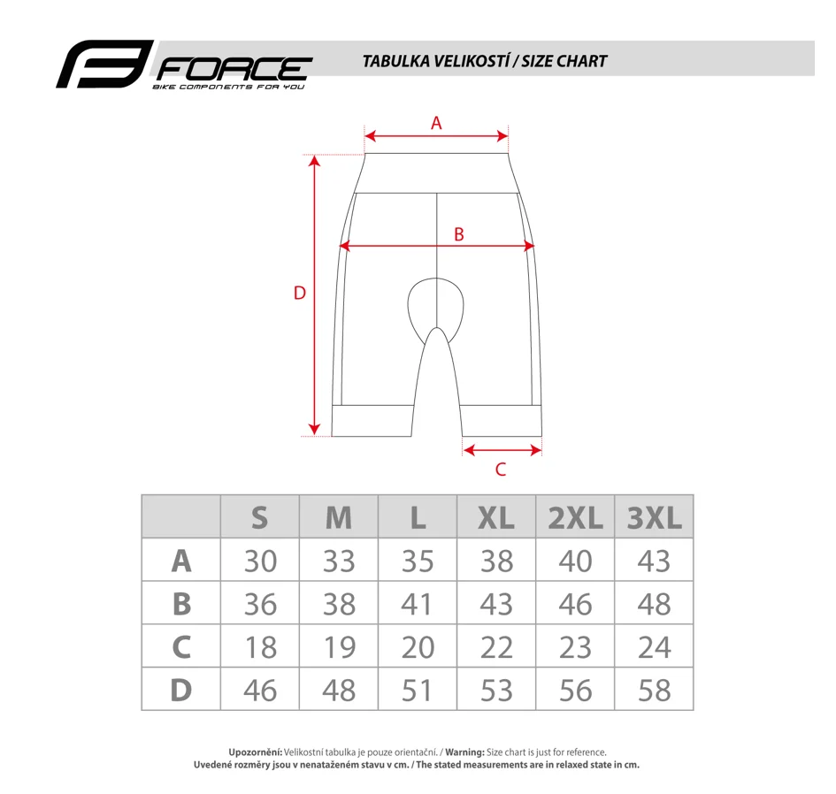 kraťasy F BRAVE LADY do pasu s vložkou, černé