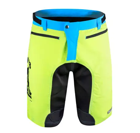 kraťasy F MTB-11 odnímatelná vložka, fluo 