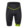 kraťasy FORCE B30 do pasu s vložkou,černo-fluo XS