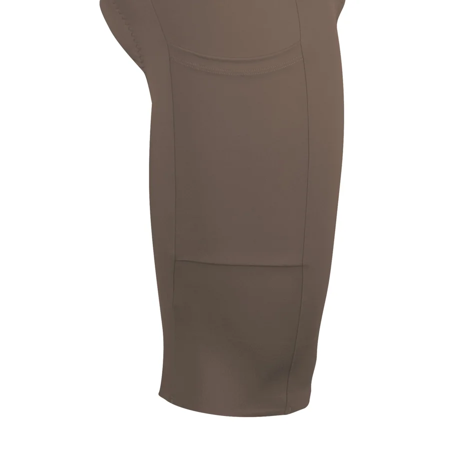 kraťasy FORCE MONO se šráky a vložkou, hnědé