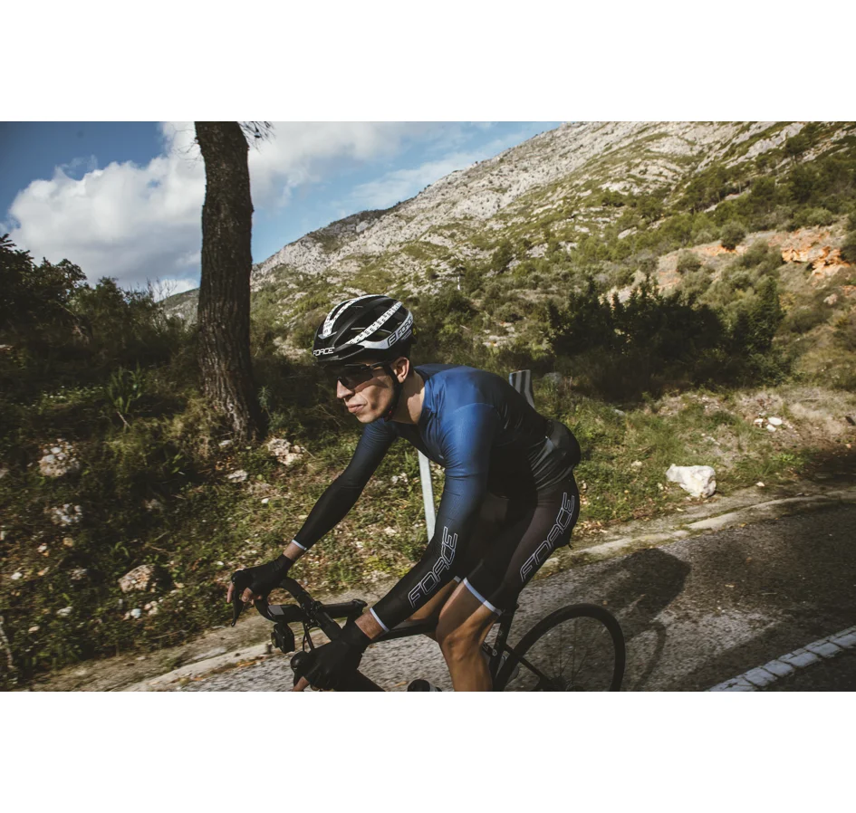 kraťasy FORCE SMOOTH se šráky a vl, černo-bílé