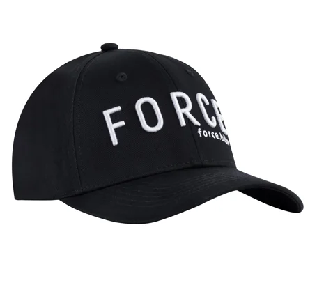 kšiltovka FORCE BEFORCE 3D, černo-bílá
