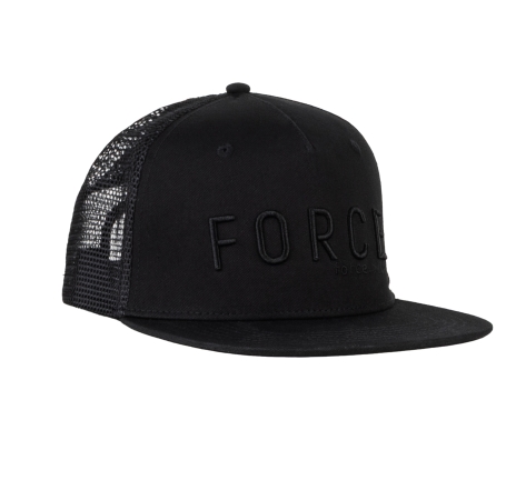kšiltovka FORCE TRUCKER LOGO 3D, černá