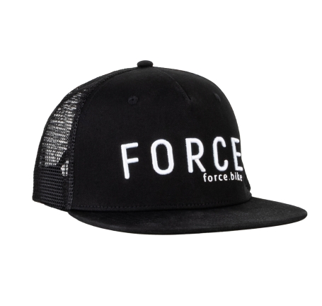 kšiltovka FORCE TRUCKER LOGO 3D, černo-bílá