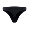 lady underwear-thongs 3 pack, black