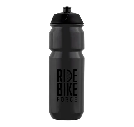 láhev F RIDE BIKE 0,75 l,transparentní černá-černá