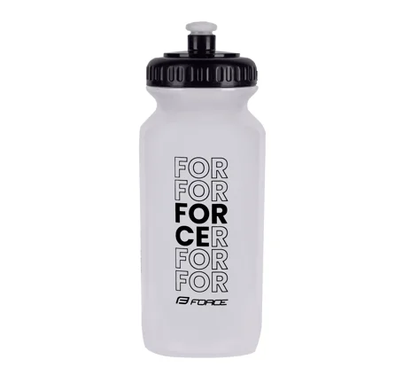 láhev FORCE DAILY 0,5 l, transparentní-černá