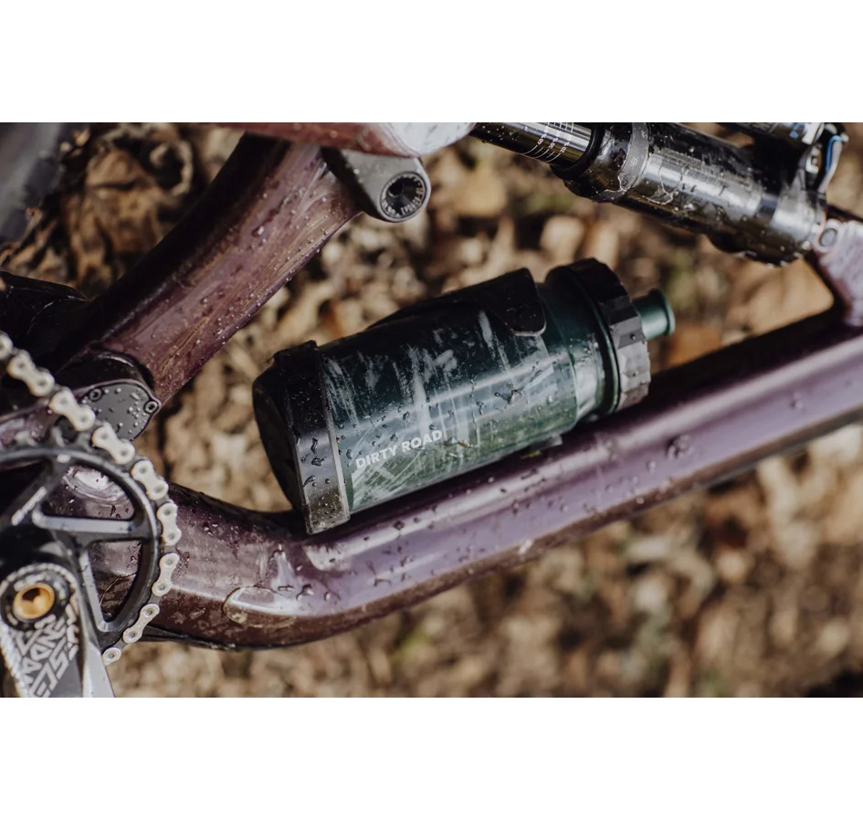 láhev FORCE DIRTY ROAD 0,55 l, zelená