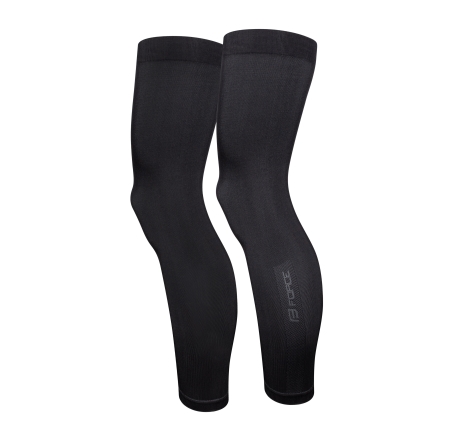 leg warmers FORCE BREEZE knitted, black