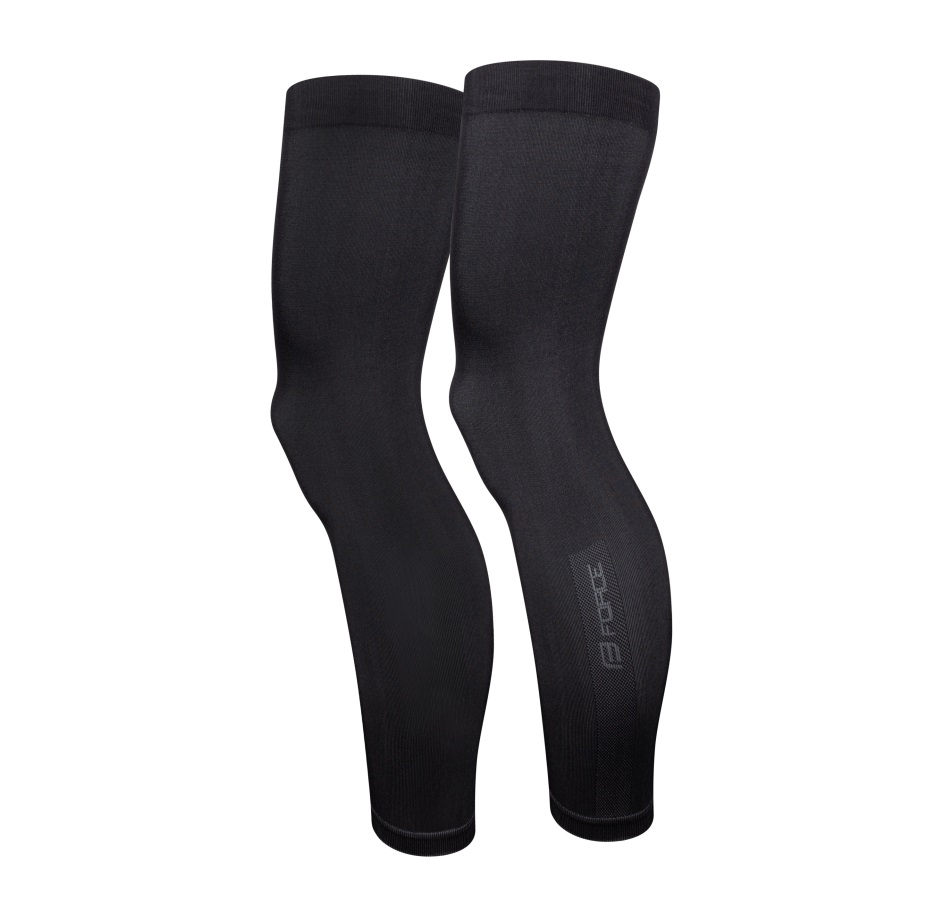 leg warmers FORCE BREEZE knitted, black