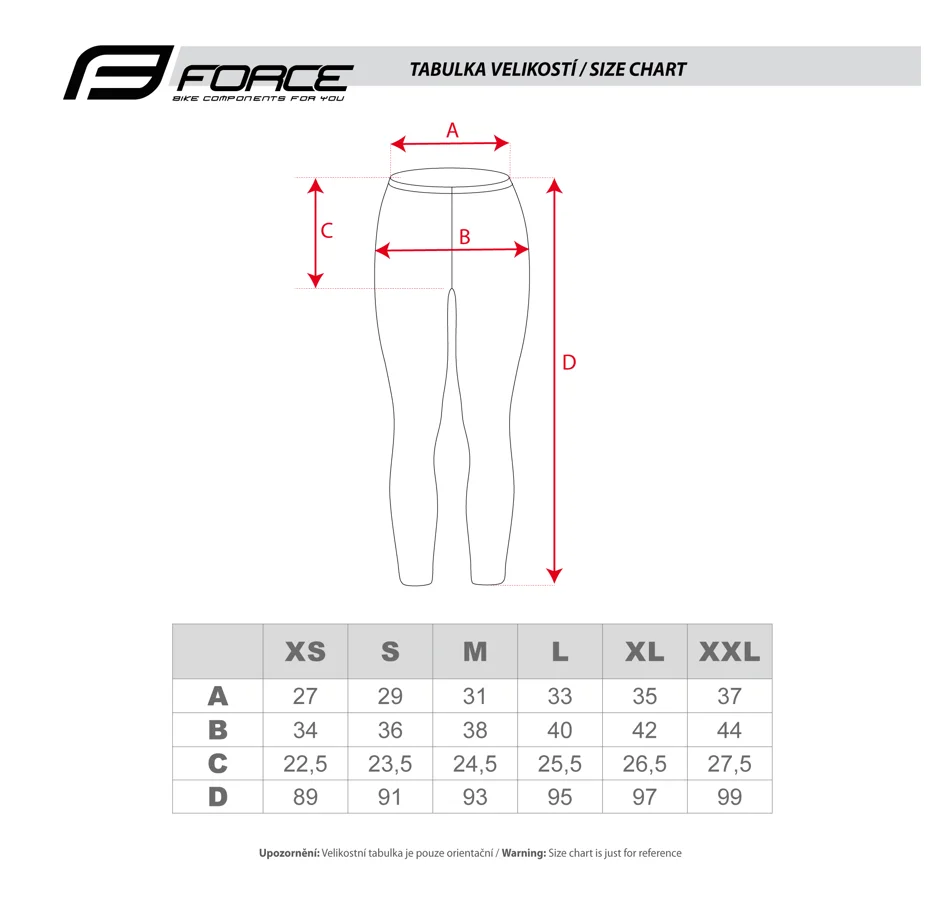 leggings FORCE SIMPLE LADY, black