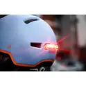 light for helmet FORCE METROPOLIS, red