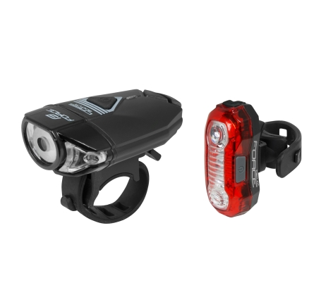 light set FORCE EXPRESS USB front+rear