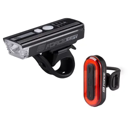light set FORCE FUTURO USB front+rear