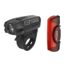 light set FORCE GLARE USB front+rear
