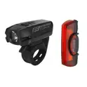 light set FORCE GLARE USB front+rear