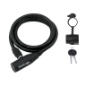 lock F ECO spiral with holder 120cm/8mm, black