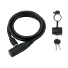 lock F ECO spiral with holder 120cm/8mm, black