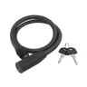 lock F ECO spiral without holder 80cm/12mm, black