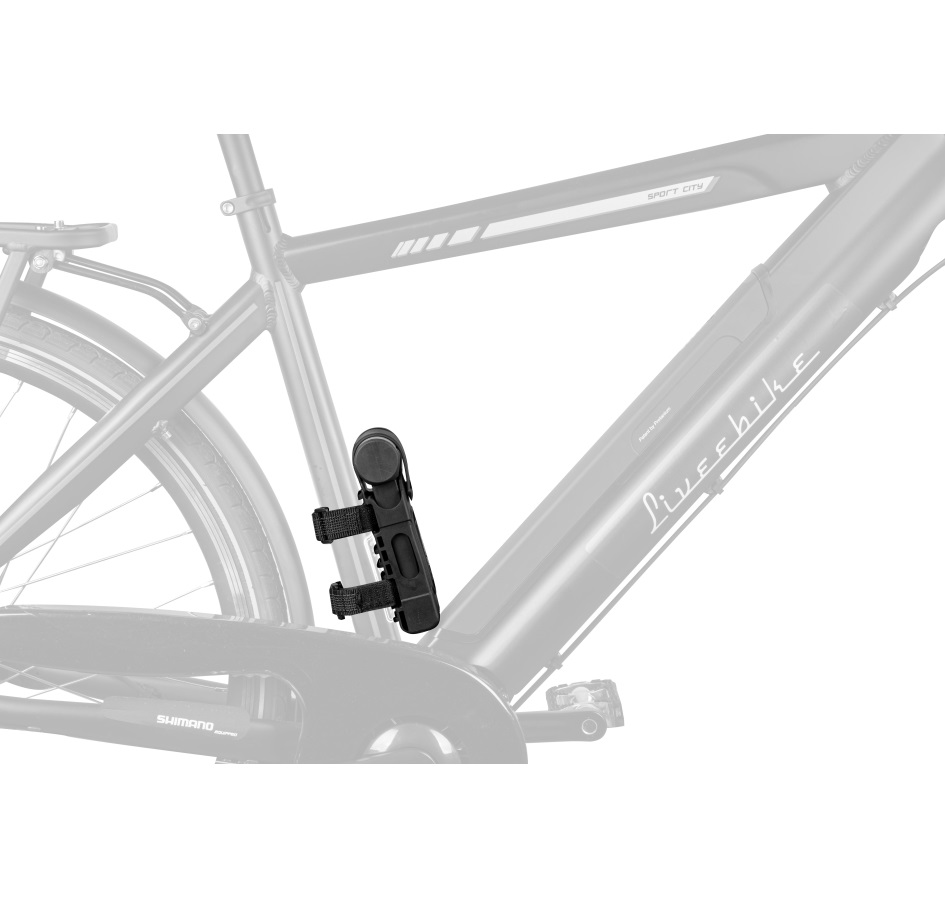 lock F FOLD folding 80 cm, 6 links, black +holder