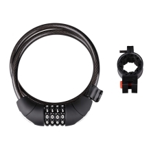 lock F LUX spiral code with holder 85cm/10mm,black