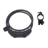 lock F LUX spiral code with holder 85cm/10mm,black