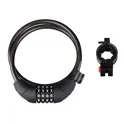 lock F LUX spiral code with holder 85cm/10mm,black