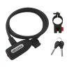 lock F LUX spiral with holder 120cm/8mm, black