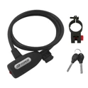 lock F LUX spiral with holder 120cm/8mm, black