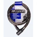lock F protected without holder 150cm/18mm, black