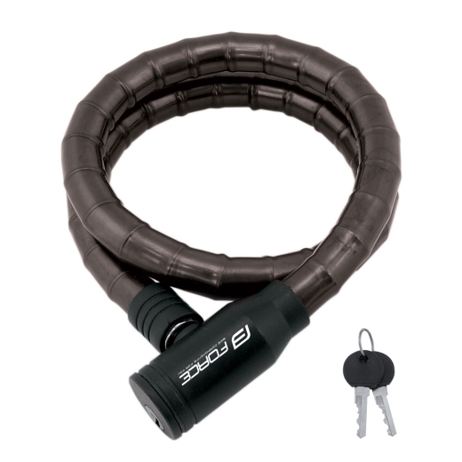 lock F protected without holder 80cm/18mm, black