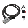 lock F RON spiral with holder 80cm/12mm, black