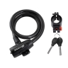 lock F STRONG spiral with holder 180cm/12mm, blk