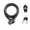 lock F STRONG spiral with holder 180cm/12mm, blk