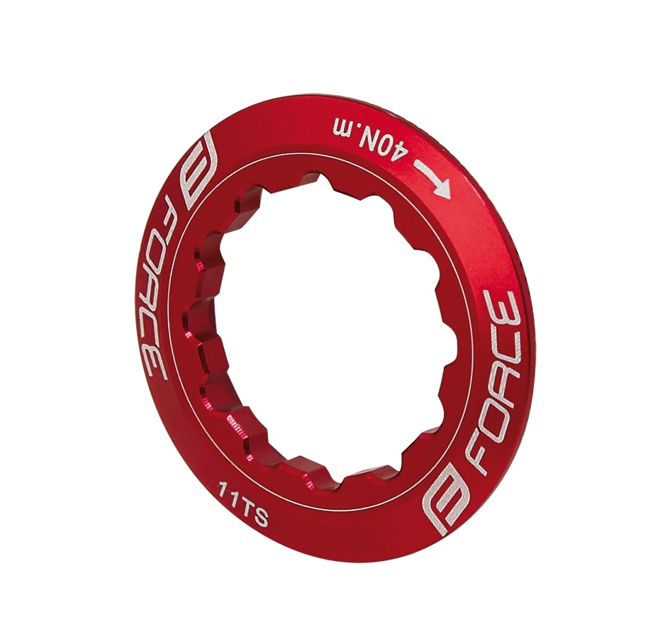 lockring FORCE for cassette 11 t, red