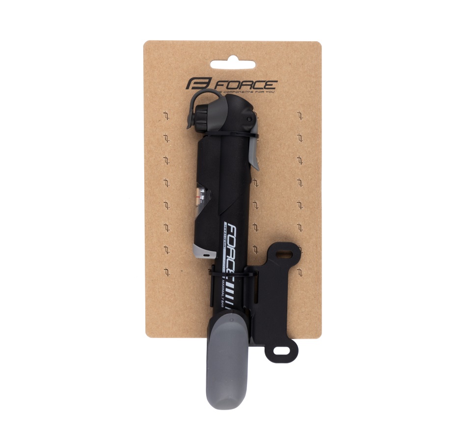 minipump FORCE MANO BASIC DUO TELESCOPE plastic,bk
