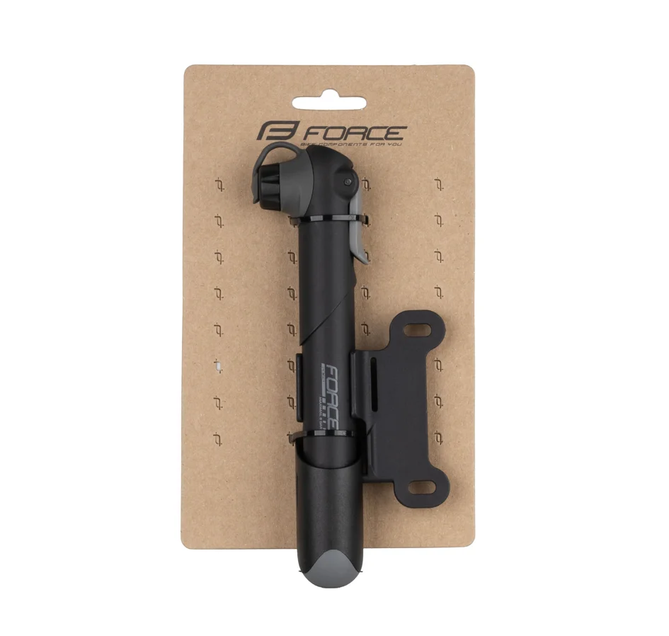 minipump FORCE POCKET DUO TELESCOPE plastic, black