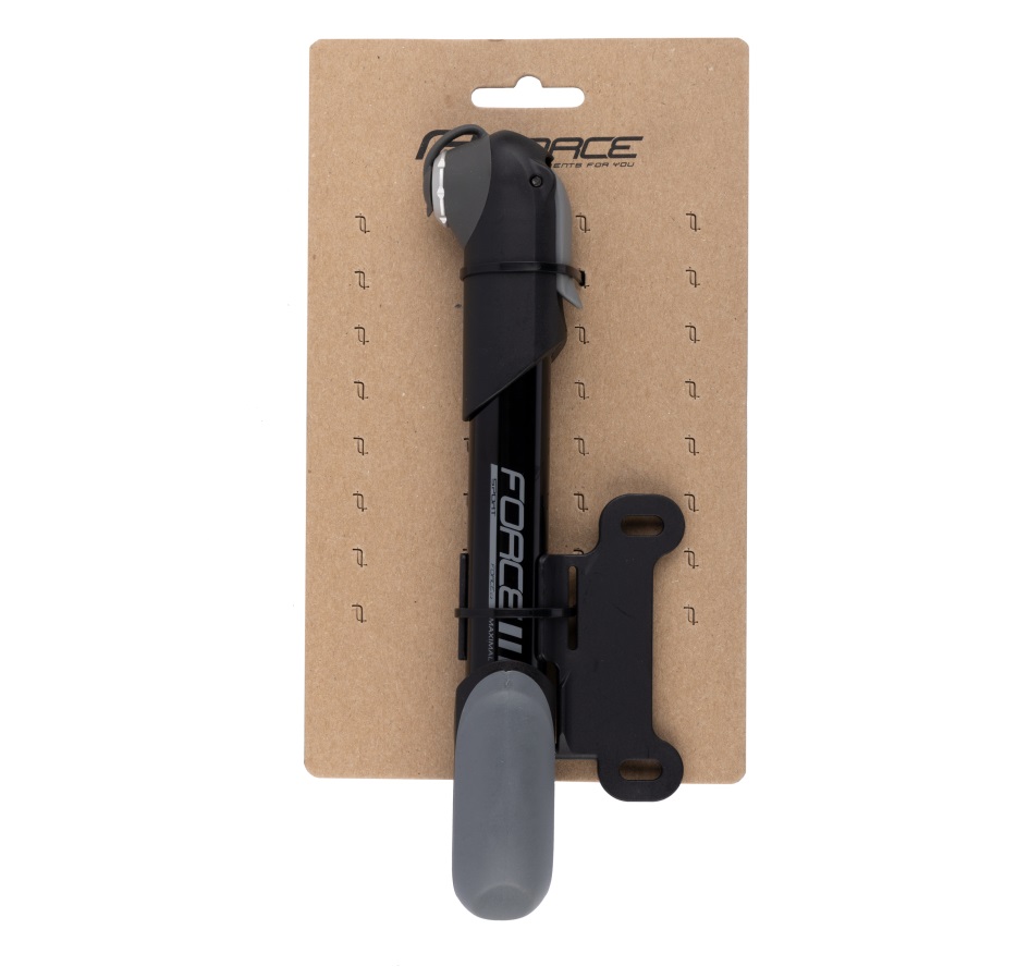 minipump FORCE SPORT DUO TELESCOPE alloy, black