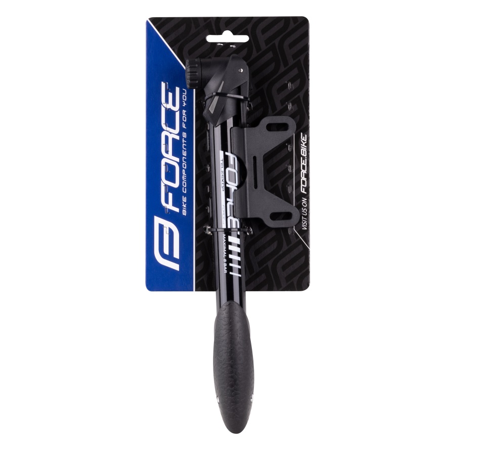 minipump FORCE TELESCOPE alloy, black