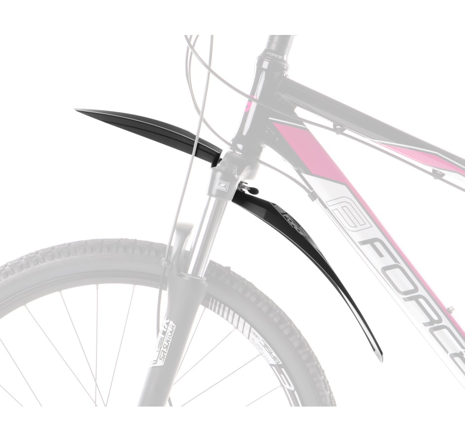 mudguard F WIGO for fork 24-29" plastic, black