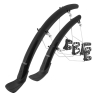 mudguard FORCE WIN38 Aluflex 28 w/struts, black