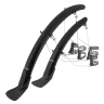 mudguard FORCE WIN38 Aluflex 28 w/struts, black